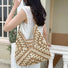 Sac fourre-tout en paille de style vacances