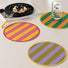 Colorful Striped Coaster/Hot Pad