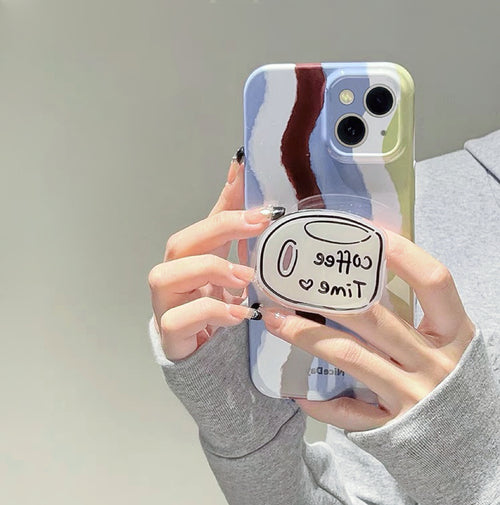 Coffee Time Phone Case With Holder