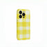 Cream Yellow Checker Phone Case