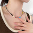 Vivid Hue Beads Necklace