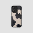 Cow Print Leather Phone Case