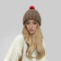 Candy Knitted Pompom Beanie