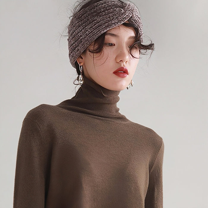 Diadema de Trenza de Terciopelo a Crochet