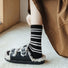 Cozy Wool Striped Socks
