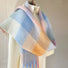 Gradient Plaid Scarf Shawl