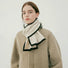 Contrast Trim Knit Scarf