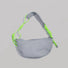 Casually Knotted Nylon Crescent Sling Bag