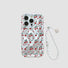 Glittering Cherry Phone Case With Charm