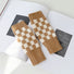 Checkered Fingerness Gloves