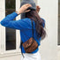 Mini Suede Saddle Bag