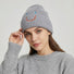 Smiley Ribbed Knit Beanie