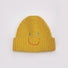 Smiley Ribbed Knit Beanie