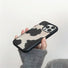 Cow Print Leather Phone Case