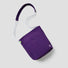 The bold purple Breezy Trail Bag showcasing the outer snap pocket for effortless organization.