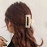 Rectangle hair claw
