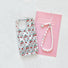 Glittering Cherry Phone Case With Charm