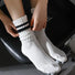 Athletic Striped Slouch Socks