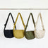 Crescent Quilted Crossbody Bag