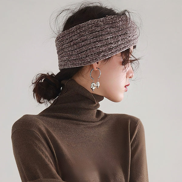 Crochet Velvet Twist  Headband