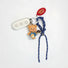 Butter Bear Bag Charm