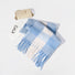 Soft Cloud Gradient Plaid Scarf