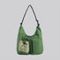 Green Gorpcore-style crossbody bag featuring multiple utility pockets and adjustable strap.