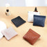 Magnetic self-closing storage bags in black, navy, white, pink and brown; woven-texture pouches for travel.