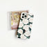 Front view of Oil Painting Rose Case. Lush artistic floral motif with a textured oil-painting finish.