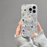 Model holding Stellar Ripple Shimmer Case. Sophisticated 3D ripple texture with a shimmering finish.