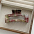 Flat lay of square Tartan Elegance Hair Claw, great for everyday styling and gifting.