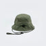 Front view of green Ultralight Quick Dry Bucket Hat, features high-tech breathable nylon for rapid cooling.