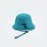 Front view of peacock blue Ultralight Quick Dry Bucket Hat. Vibrant color in high-performance quick-dry nylon.