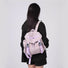 Close-up of Ultralight Urban Daily Backpack in purple, great for everyday carry and travel.