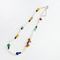 Flat lay of Vivid Hue Beads Necklace in TerraDots, great for everyday outfits.