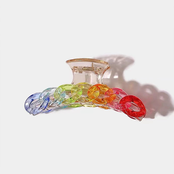 Artiglio per capelli arcobaleno