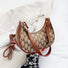 Monogram Crescent Shoulder Bag