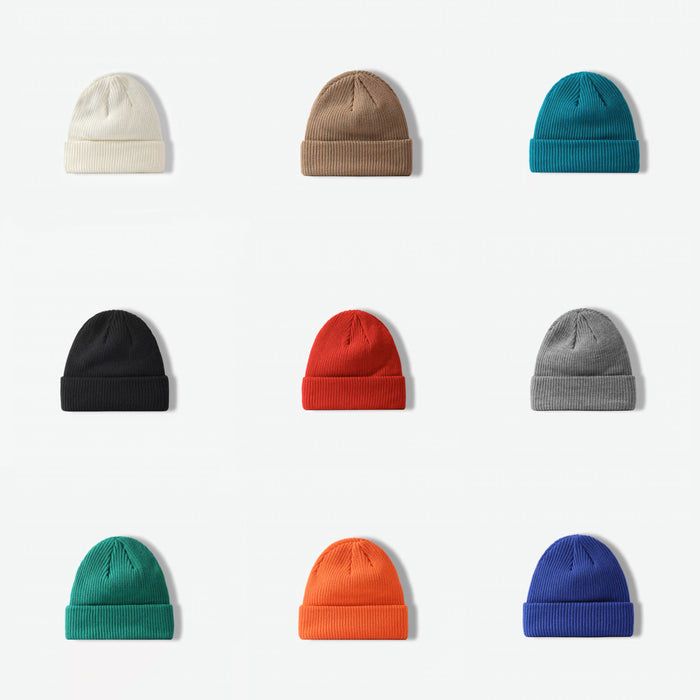 Gorro de punto colorido