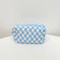 Checkerboard Makeup Bag