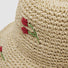 Cherry Foldable Straw Hat