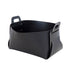 Foldable PU Leather Storage Basket
