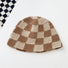 Checkered Crochet Bucket Hat