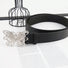 Front view of Butterfly buckle Belt, casual fashion for jeans matching