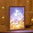 Flat lay of Carved Paper Lamp product in ship pattern, great for home decor and gifting.