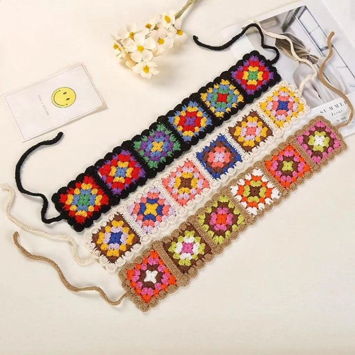 Floral Crochet Hairband