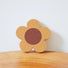 Folded view of small size of Flower Cork Coaster/Hot Pat.