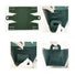 Four-step assembly visual guide; foldable design makes it perfect for travel and compact flat storage.