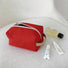 Canvas Makeup Bag In Red