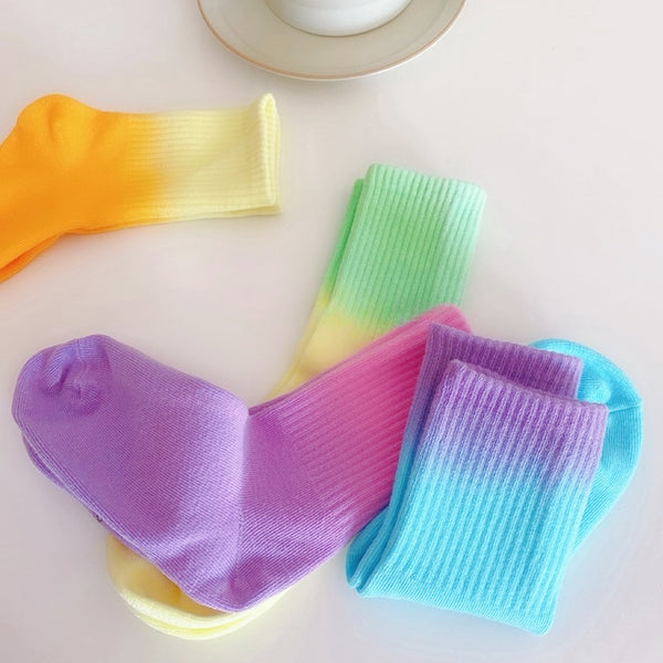 Gradient Rainbow Socks