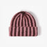 Striped Fluffy Knit Beanie